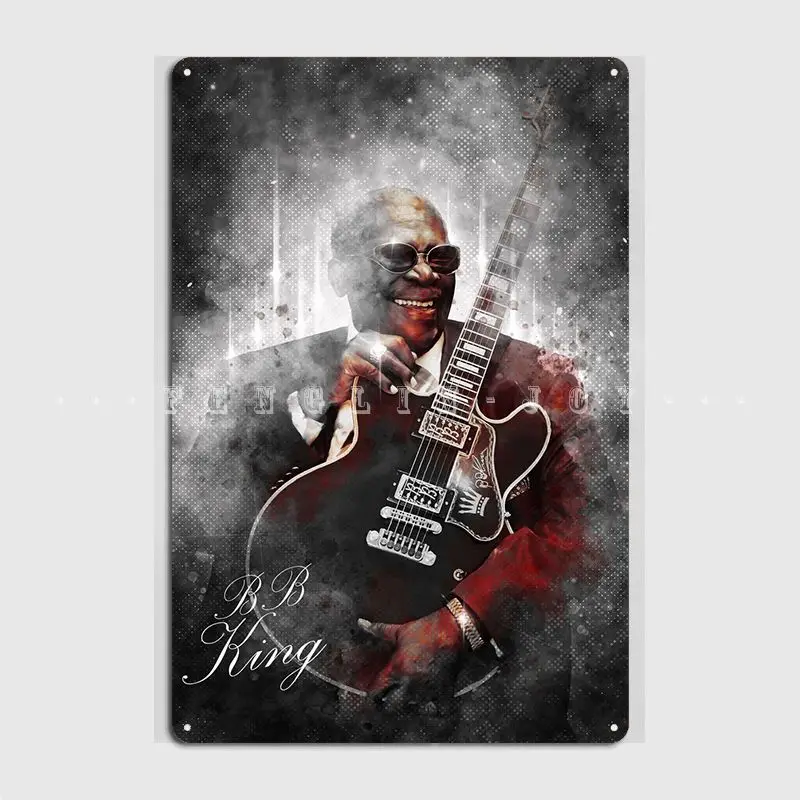 Металлический плакат Bb King