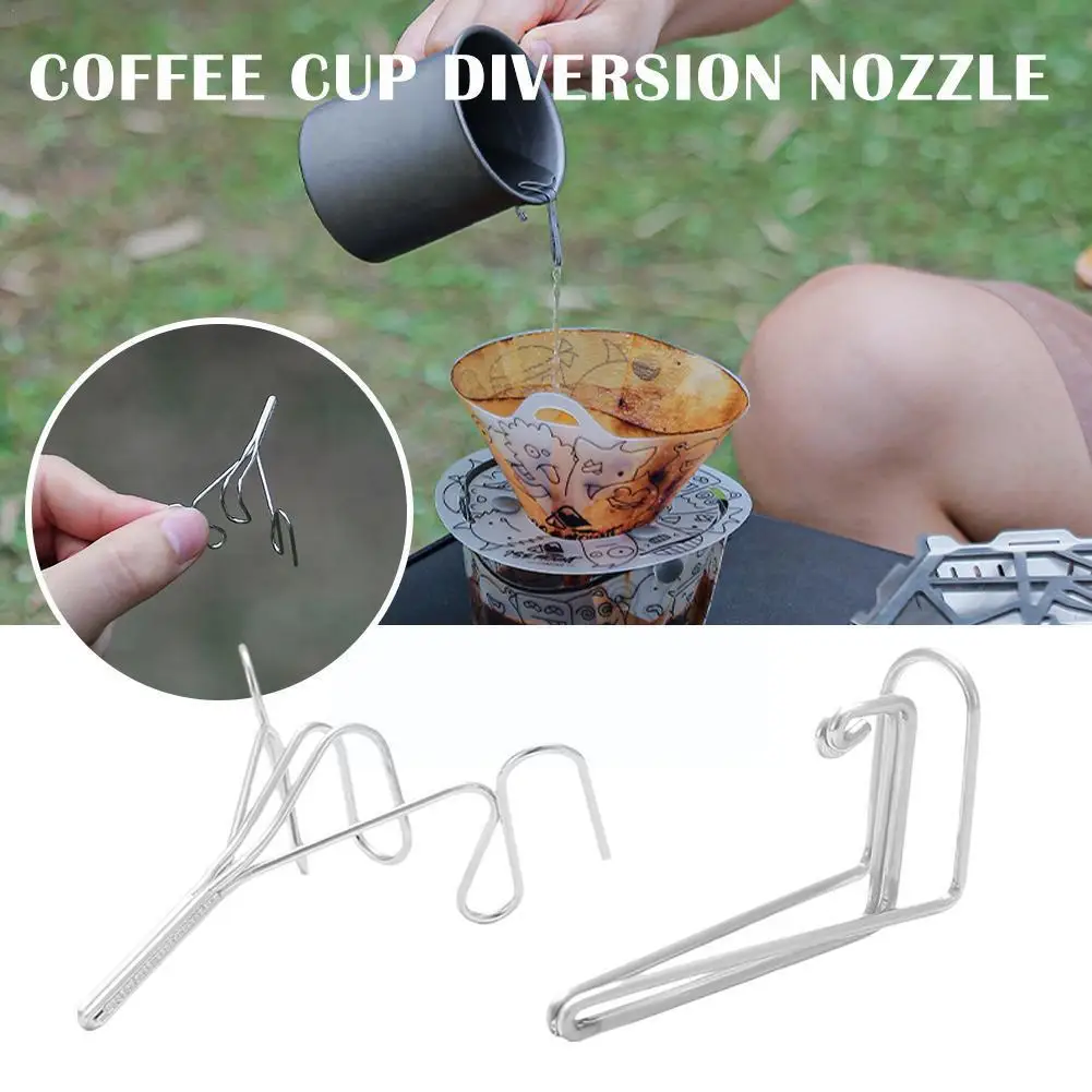 

2 Style Outdoor 304 Stainless Steel Snow Pull Bowl Guide Camping Cup Portable Cup Water Frame Coffee Nozzle Diversion Z6f2