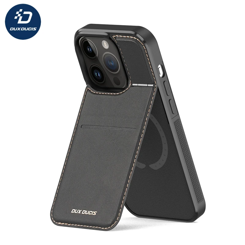 

Роскошный чехол-подставка из искусственной кожи для iPhone 14 Pro Max, магнитный чехол-накладка с отделением для карт для iPhone 13 Pro Max, чехол Magsafe