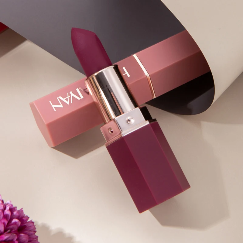 Матовая водостойкая бархатная нюдовая помада Handaiyan 6 цветов сексуальные красные