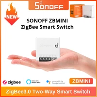sonoff zb mini zigbee 3 0 diy smart switch two way switch ewelink app remote control works with smartthing hub sonoff zb bridge