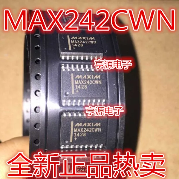 Новый чипсет MAX242 MAX242CWN SOP18 IC, оригинальный, 10 шт.