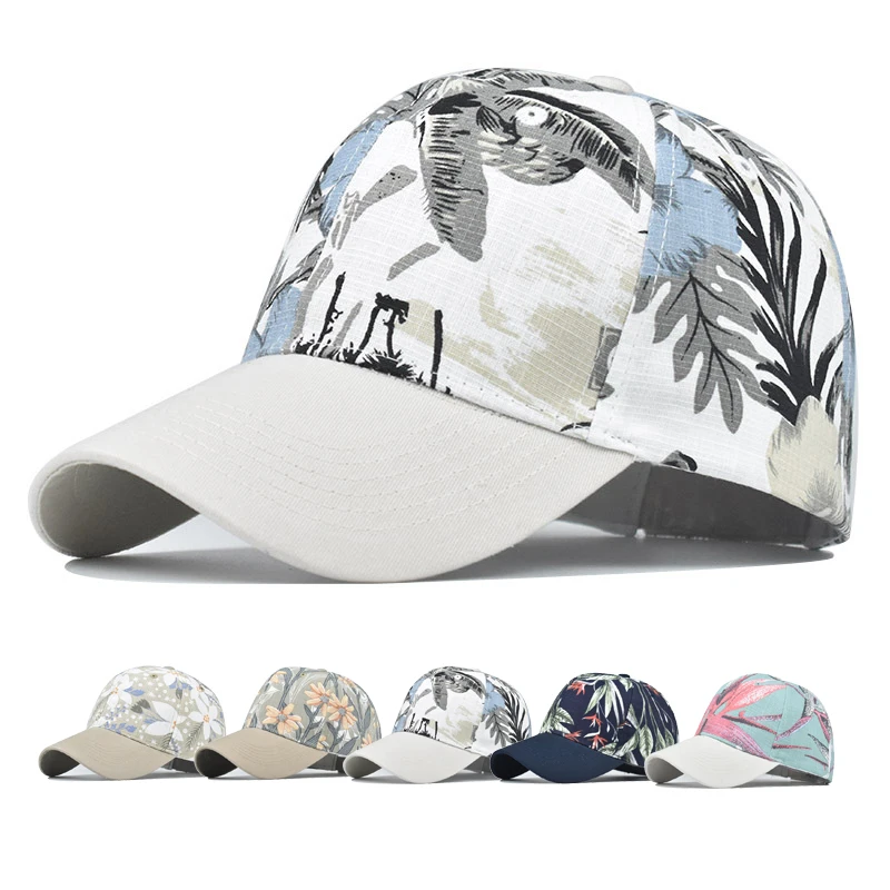 

Baseball Cap Snapback Hat Chinese style Leaves pattern Sun hat Spring Autumn baseball cap Hip Hop Fitted Cap