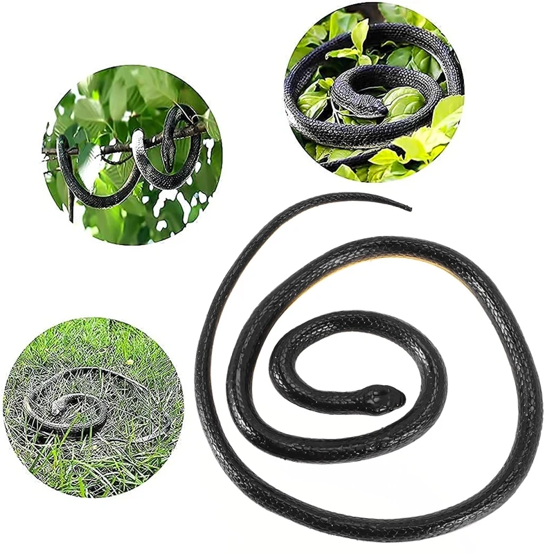 Реалистичные резиновые игрушки 1 3 м поддельные змеи реквизит для сафари шутка на