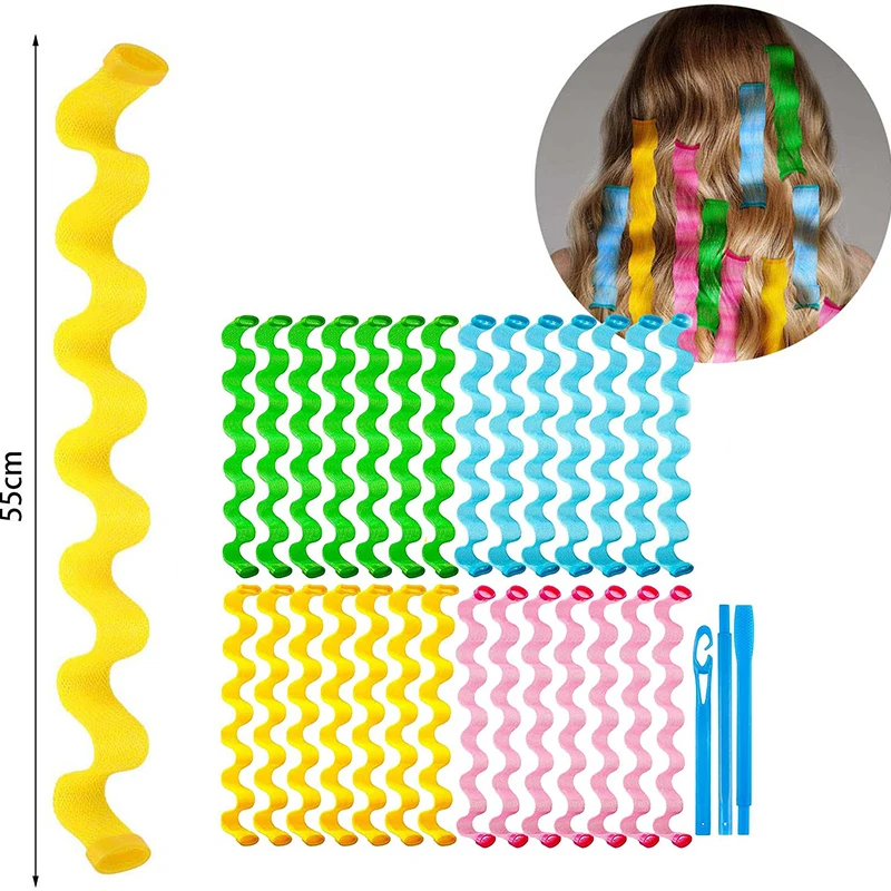 

Egg Flower Curler Plastic Curling God Bangs Curling Device Lazy Snail Fixed Water Ripple No Heat