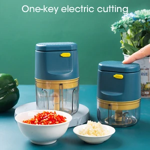 electric meat grinder for kitchen mixer garlic press vegetable cutter blender usb gadgets home appliance baby food processor free global shipping