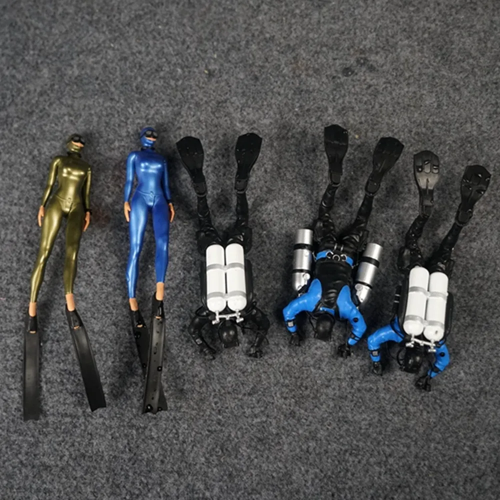 

Intotheblue Free Diver Double Webbed Single Webbed Male And Female Figure Decoration Model Toy