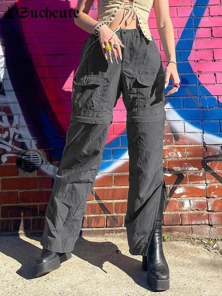 

Милые женские брюки-багги в уличном стиле на резинке в стиле хип-хоп, винтажные свободные наряды в стиле 1920-х годов, гранж, Fairycore