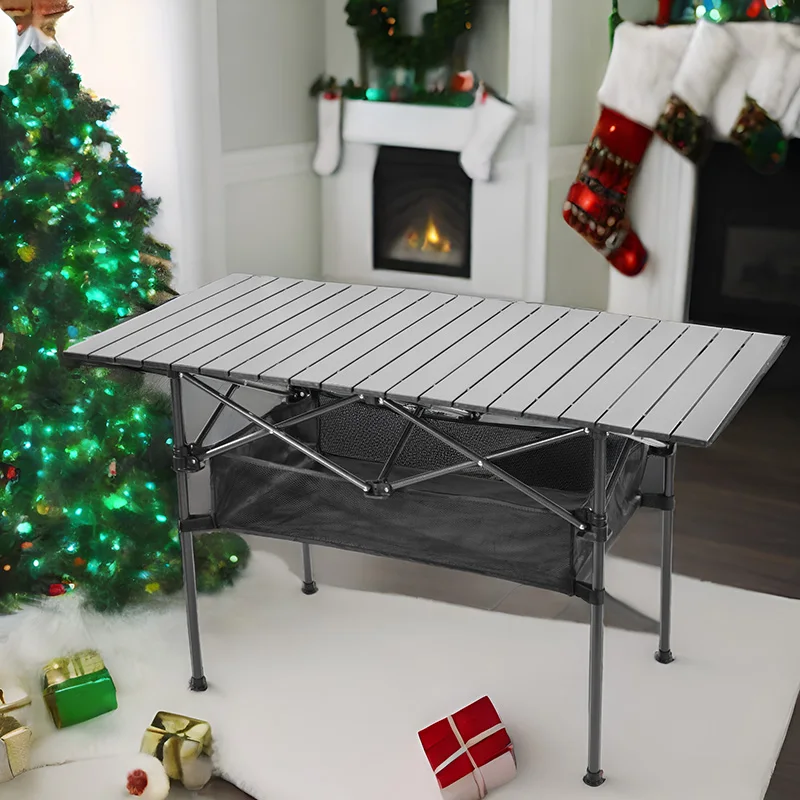 

Camping Table Aluminum Nature hike Igt Outdoor Accsesories Auxiliary Roll Portable Lightweight Backpacking Mountain Barbecue
