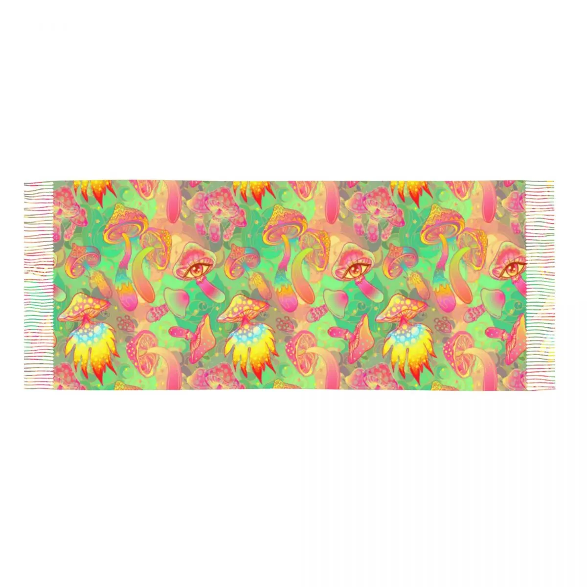 Модный волшебный психоделический узор с грибами на заказ триповый музыкальный