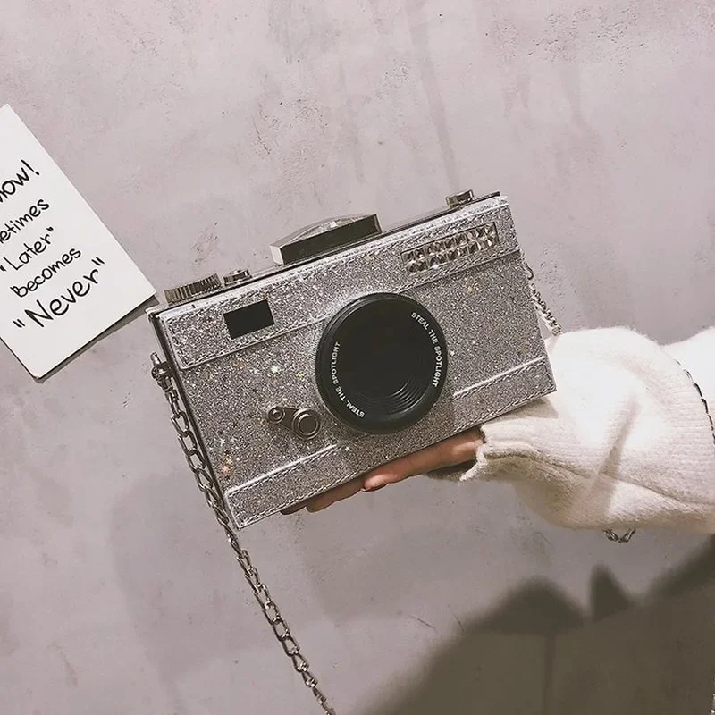 

Personalized Design Fashion Camera Shape Clutch Nubuck Shoulder Bag Ladies Casual Messenger Bag and Handbags Luxury Designer