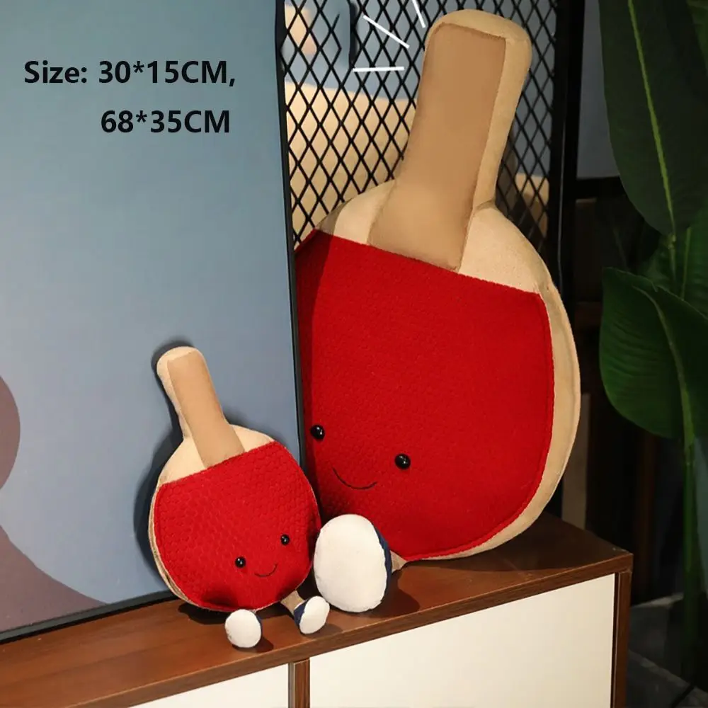 Симпатичная плюшевая подушка для ракетки настольного тенниса Подарочная