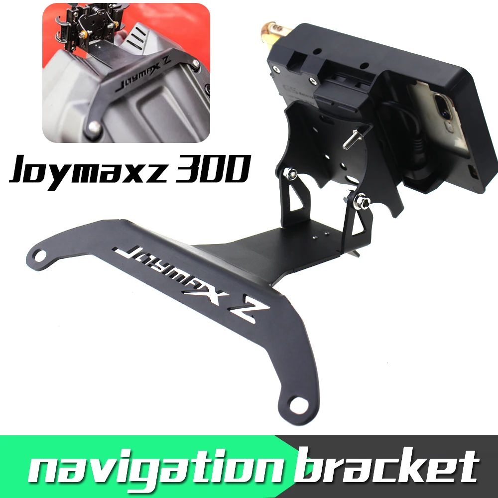 

For SYM JOYMAX Z 300 Smartphone Holder NEW Motorcycle Windshield Mount Navigation Bracket GPS