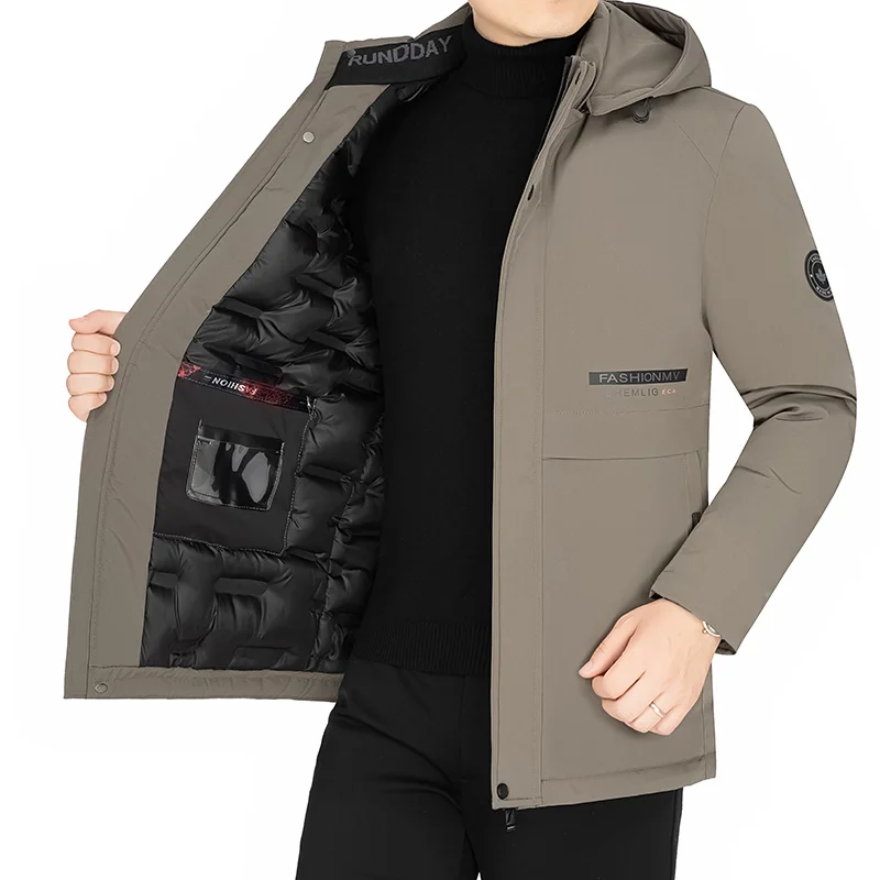 

Winter Jacket Men 2023 New Long Section Casual Thicken Cotton Parka Hooded Outwear Windproof Warm Coat Hoodies Oversize 5XL