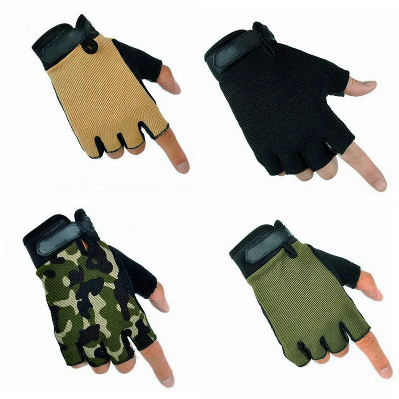 

Men Tactical Antiskid Cycling Bike Gym Fitness Sports Half Finger Gloves New Road Bike Gloves Women Cycling Gloves Half Finger