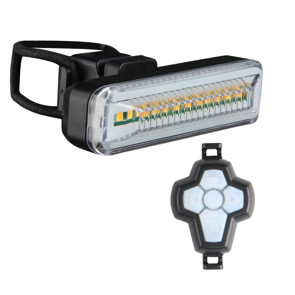 

Велосипедный фонарь, беспроводной светодиодный задний фсветильник рь с дистанционным управлением и поворотником, зарядка через USB, аксессу...