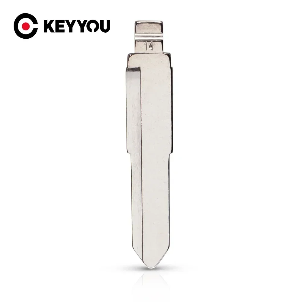 KEYYOU 10 шт. 14 # Металлический пустой откидной KD дистанционный ключ для Isuzu/Hainan Mazda