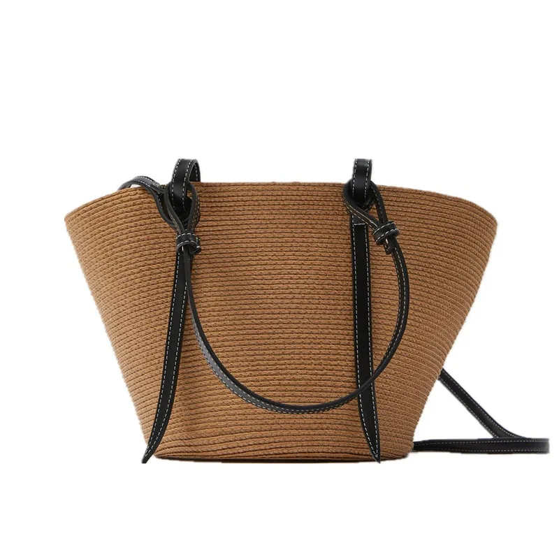 Bohemian Handmade Woven Bags for Women Handbags Overlarge Straw Tote Bag Big Rattan Beach Bag Summer Shoulder Bags Shopper Purse