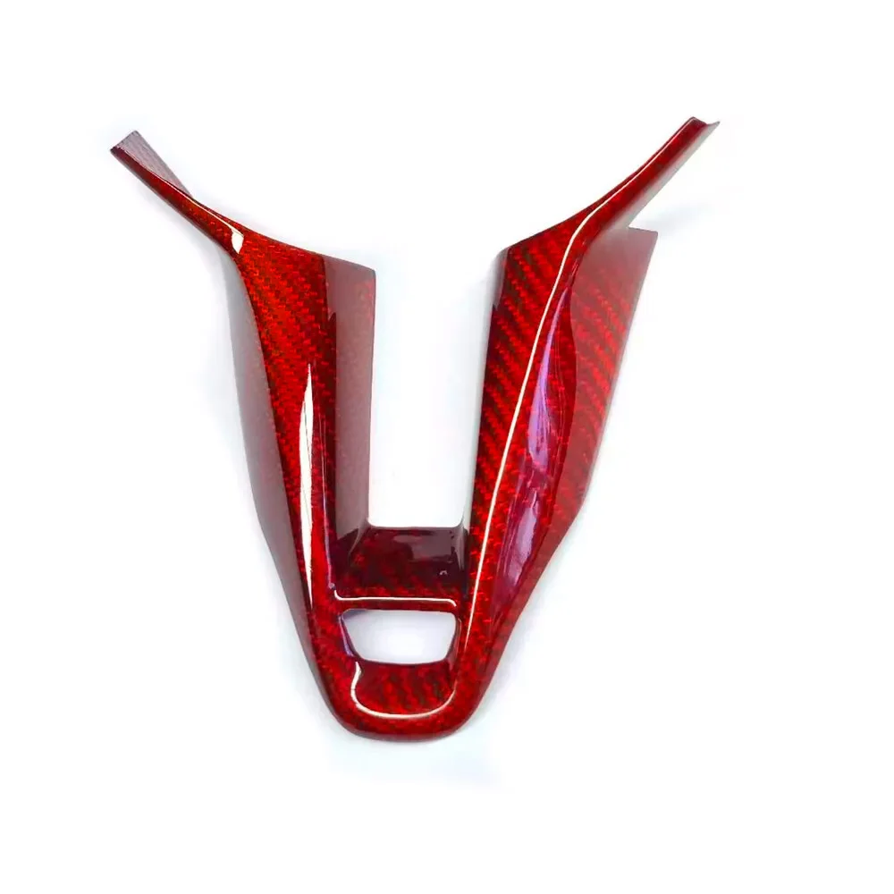 

Настоящее углеродное волокно, нижняя отделка рулевого колеса, накладка на подбородок для Hyundai Elantra CN7 N Kona N i20N