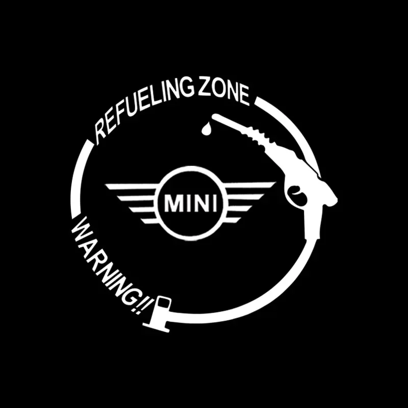 

Автомобильный значок, виниловые светоотражающие наклейки на крышку топливного бака, наклейка, аксессуары для MINI Cooper One S Clubman R50 R53 R56 R60 F55 F56 R57