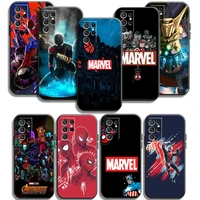 marvel phone cases for samsung galaxy a51 4g a51 5g a71 4g a71 5g a52 4g a52 5g a72 4g a72 5g back cover carcasa funda coque