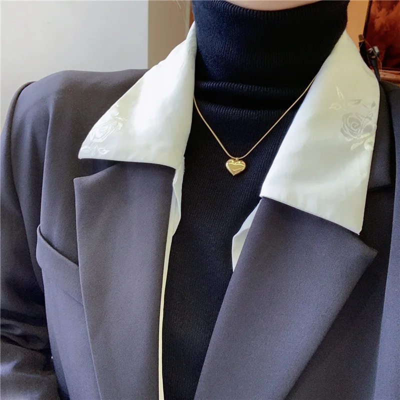 Новинка 2023, Женское Ожерелье из титановой стали с подвеской в виде сердца