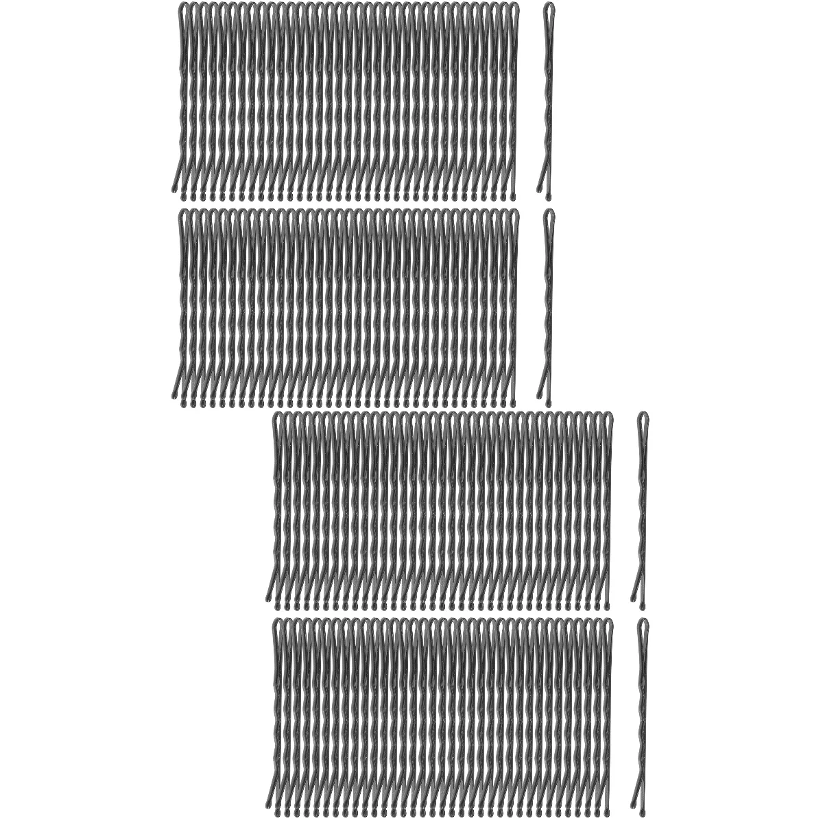 

1000 Pcs Disk Hair Card Pins Clips Girls Bobby Iron Accessories Women Black Miss