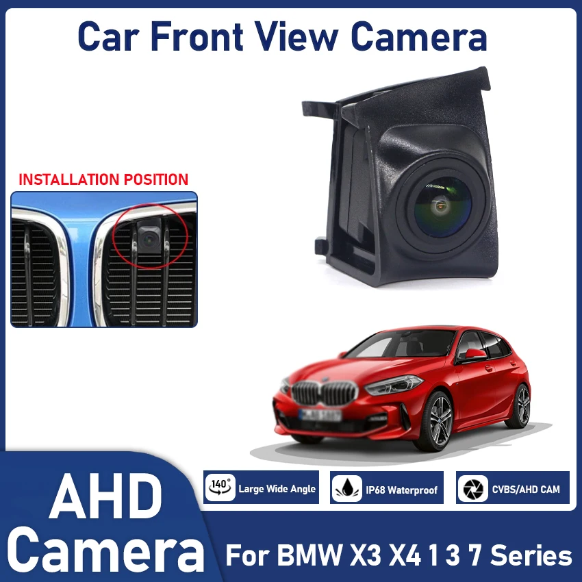 Автомобильная камера переднего вида для BMW X3 X4 1 2 3 7 серии HD Водонепроницаемая