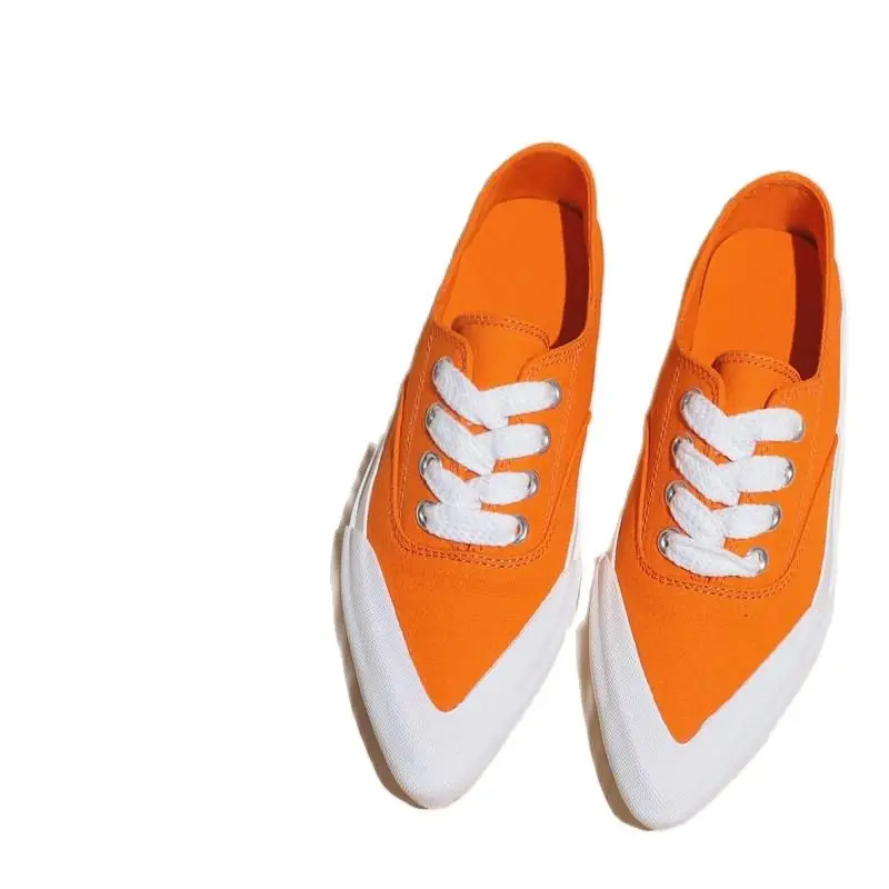 

Женские летние новые белые низкие кроссовки с острым носком на плоской подошве, универсальные повседневные кроссовки, обувь Alexandermcqueen