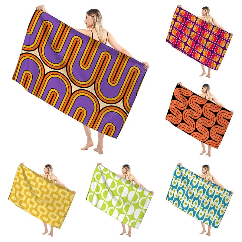 

Банное полотенце для ванной для взрослых, большая сауна, пляжное полотенце для спортзала, большой отель, Женский Душ, простой абстрактный ди...