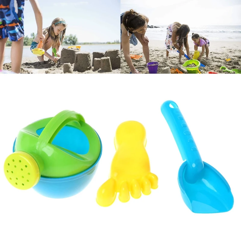 3pcs/set Baby Kids Bath Flower Pot Sand Beach Play Toys Funny Educational Tools Shovel Tool Sand Toys Support Wholesale