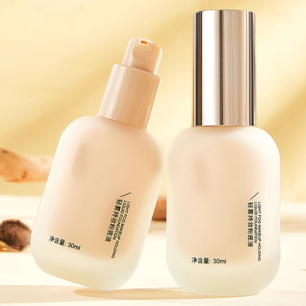 

30ml Natural Liquid Foundation Shrink Pores Moisturizing Bb Cream Waterproof Long Lasting Brighthening Concealer Face Cosmetics