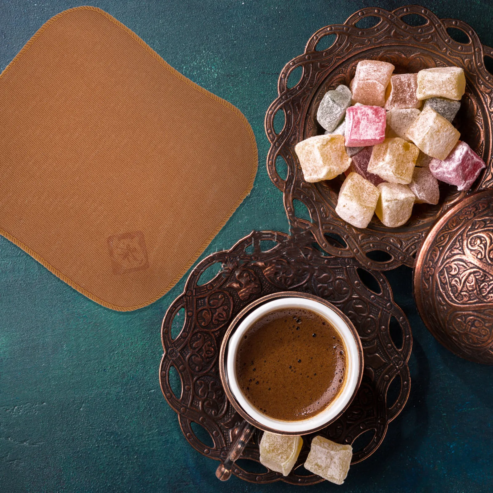 Фото 20 шт. красивых китайских кухонных полотенец в китайском стиле, высококачественные впитывающие салфетки с тематикой Кунг-фу для стеклянной посуды, чайников, кухни №1