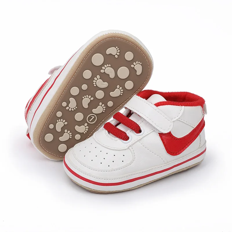 New Style Baby shoes Newborn Baby Girls Boys Soft Sole Shoe Anti Slip Pu leather Sneakers Hard sole Prewalkers toddler shoes