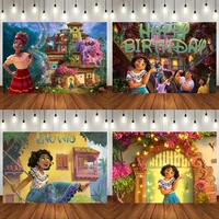 disney encanto birthday party decoration backdrops magic party wall vinyl kids photography background photo studio