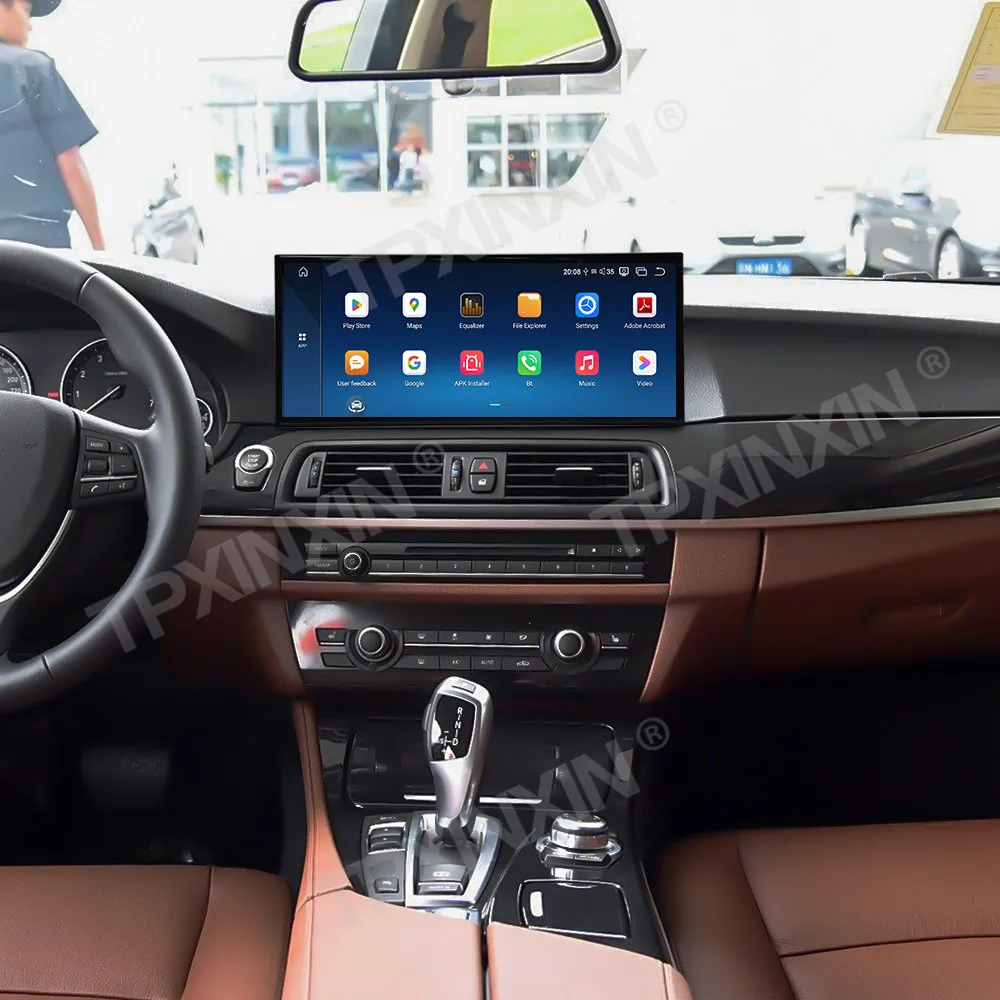 Фото Авто Andriod 14 Carplay GPS-навигация для BMW 5 серии G30 2017 2018, автомобильный радиоприемник, мультимедийный плеер, головное устройство, экран 15,8 дюйма №3