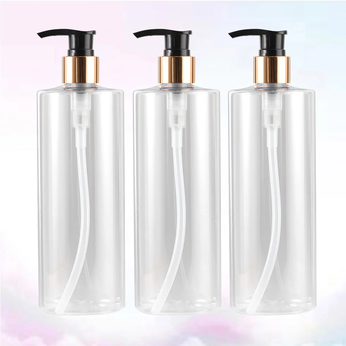 

3 Pcs Body Lotion Toiletries Container Empty Bottles Bottled Shampoo Bootle Travel Soap and dispenser