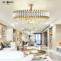 modern luxury led crystal chandelier living room bedroom e14 wall lamp dining room home decor ceiling light indoor lighting