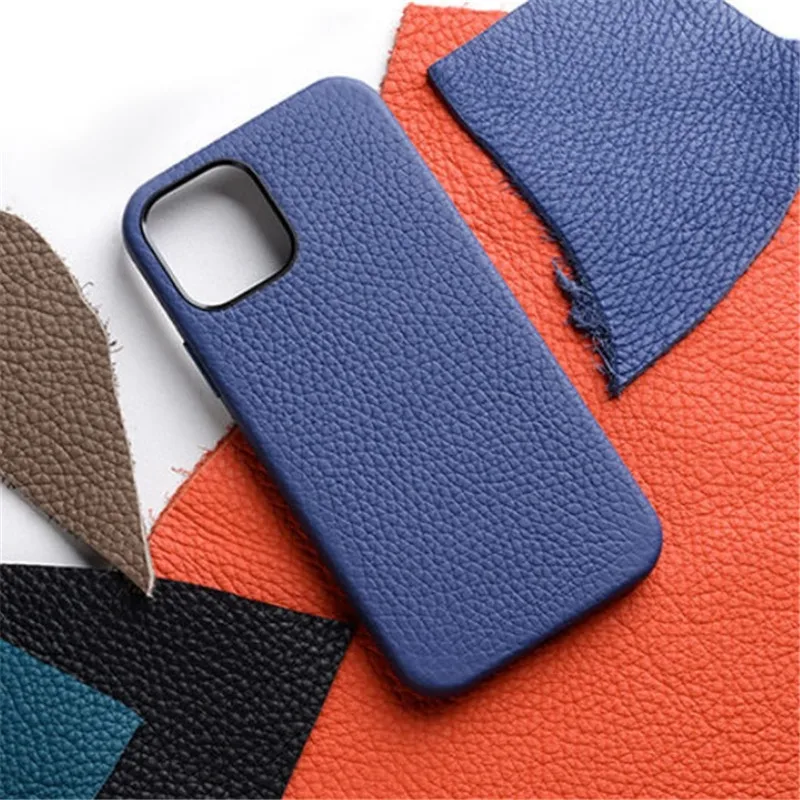 

France Imported Premium Leather Case for iPhone 12 Pro Max 13 12mini 13Pro Melkco Genuine Cowhide Business Back Cover Phone Case