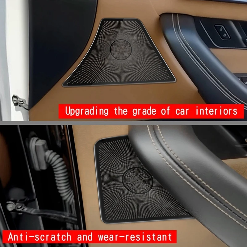 Чехлы на дверной звуковой сигнал автомобиля из нержавеющей стали аксессуары для