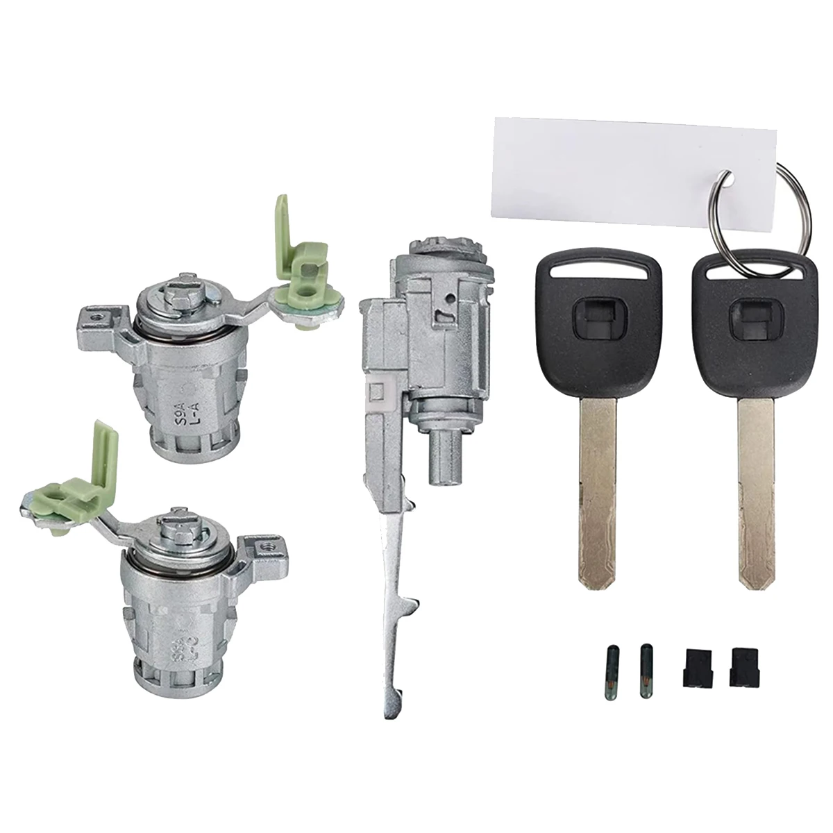 

Ignition Switch Cylinder and 2Pcs Door Lock Cylinders with 2 Keys 72145-S73-003 for Honda S2000 Accord Civic Odyssey