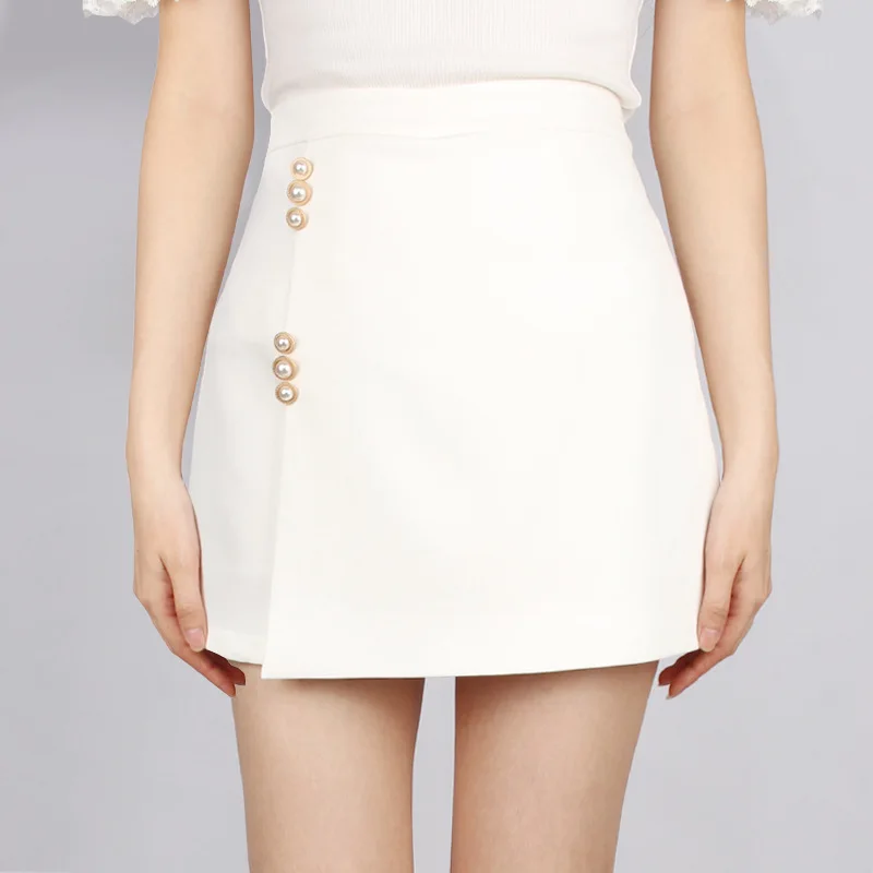 

2023 Spring Autumn Women Lady's High Waist And Slim A-shaped Skirt