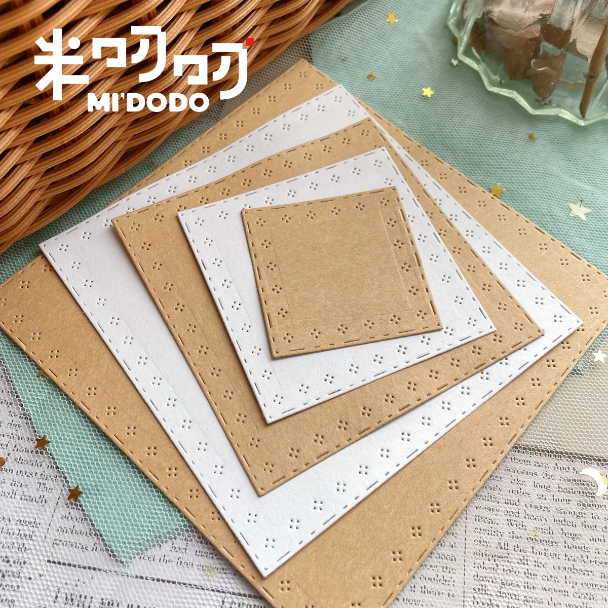 Квадратные Вырубные штампы с алмазным рисунком 2022 для скрапбукинга бумажная