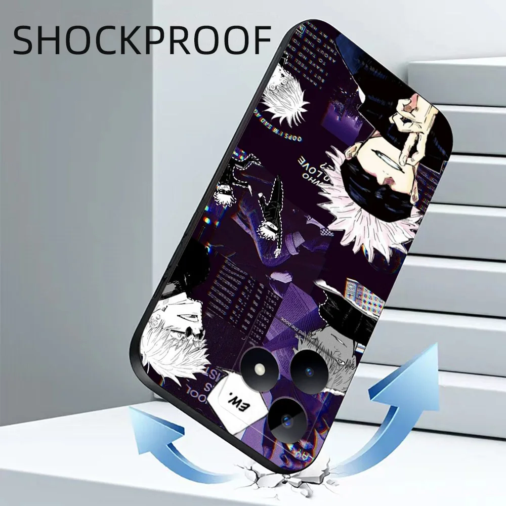 Женская Обложка для телефона realme C53 C51 NOTE 50 Защитный Мягкий силиконовый чехол