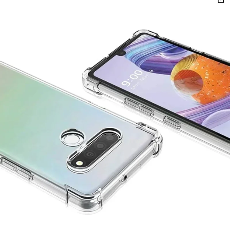Мягкий прозрачный чехол из ТПУ для телефона LG Stylos 6 5 4 3 V60 ThinQ V50S V50 V40 V30 G8X