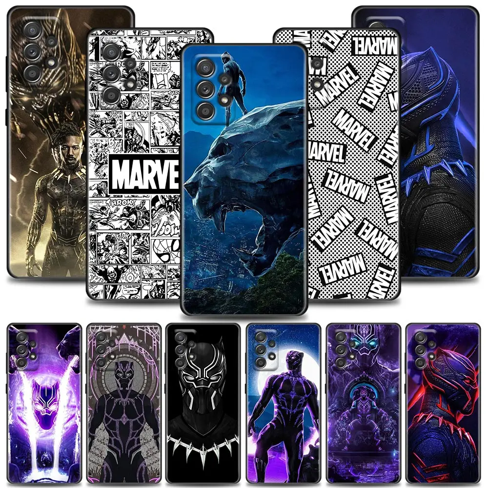 

Marvel Avengers panther Comic Phone Case For Samsung Galaxy A72 A52 A32 A02s A12 A42 A71 A51 A31 A21 A11 A01 A02 A03 5G 4G Cover