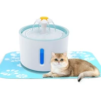 usb cats automatic water fountain led smart drinking fountain filter electric mute feeder for small dog cat waterer pet supplies