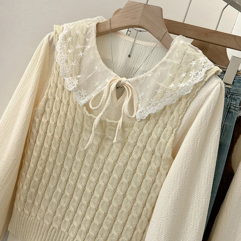 Милый стильный шикарный женский комплект из двух предметов MiiiiX свободная