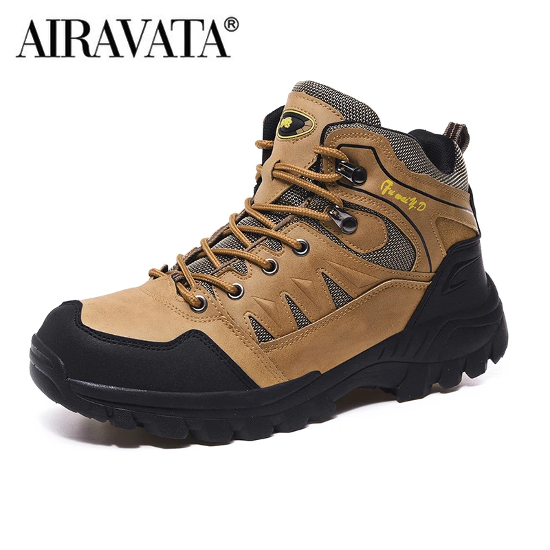 Unisex Hiking Boots Men Women Mesh Sneakers Antiskid Trendy Classical Climbing Shoes Plus Size 36~47