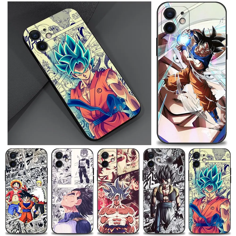 

DRAGON BALL Z DBZ Goku Phone Case for iPhone 12 13 11 pro max XR X XSmax 8 7 6 6s plus SE 5 5s Cover Silicone Funda Soft Capa